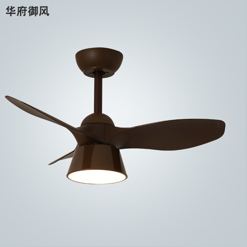 卧室风扇灯变频迷你超薄吸顶风扇灯变频吊扇灯跨境家用一体吊灯图片