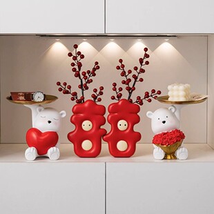 结婚礼物送新人的礼品高档实用高级闺密新婚订婚入户玄关客厅摆件