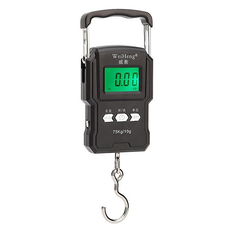 威衡高精度50公斤手提电子秤家用小型迷你便携式挂钩快递称鱼小称