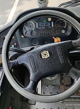 大巴车卡货车客车公交车面包方向盘套/把套40 42 45 47 50cm皮革