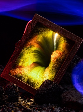 生野造物深渊苔藓无尽氛围灯夜灯桌面摆件节日生日礼物装饰品