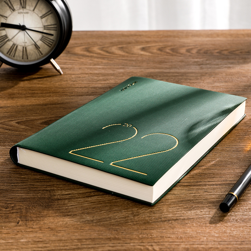 2022年日程本每日计划表365天日历一日一页笔记本子商务办公工作