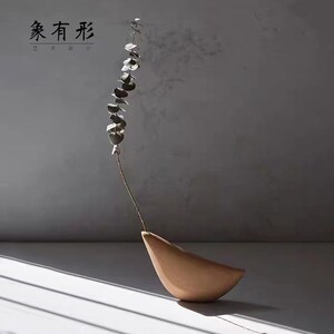 象有形日式鸟形现代象造型花插  干花花器 玄关