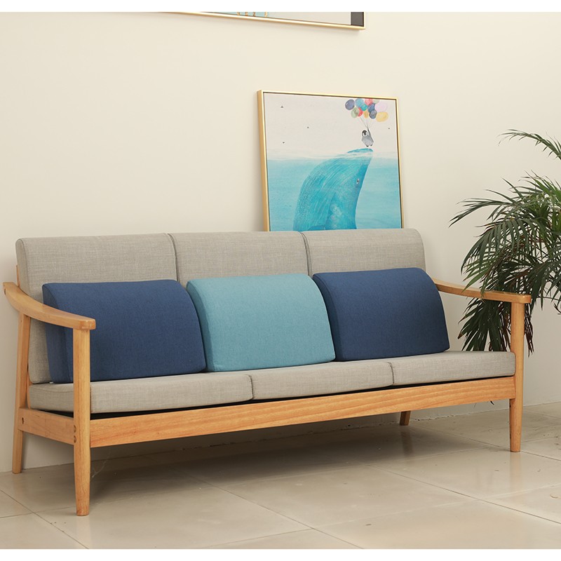 沙发腰靠腰枕客厅海绵靠背床上长方形大靠背垫办公室孕妇久坐腰垫