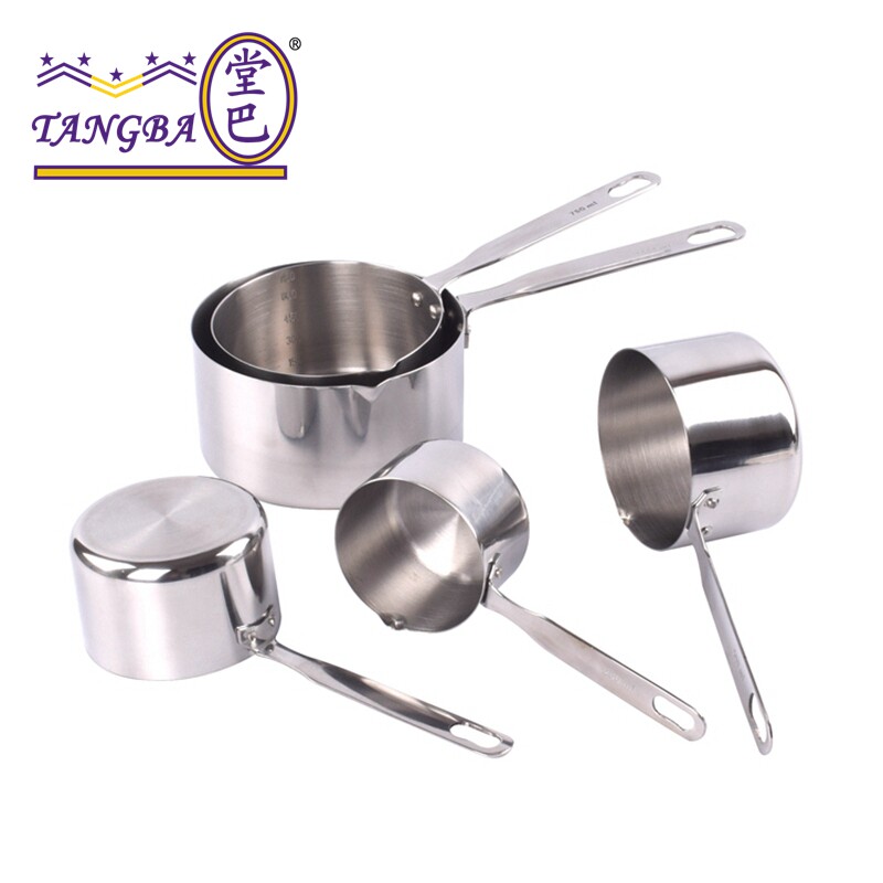 n堂巴 0-000小奶锅巧克力融锅刻度手柄量杯