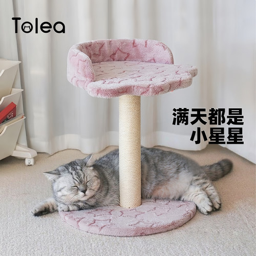幼猫小爬架猫抓柱双层猫跳台玩具