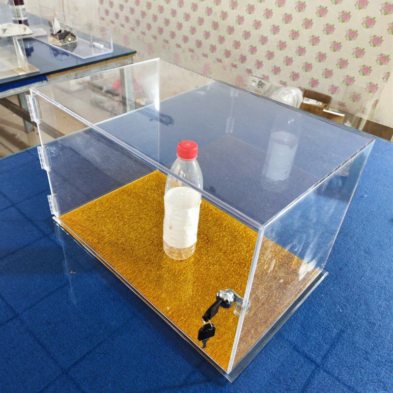 透明压克力食品展示盒子罩子压克力有机玻璃板材加工定做订做制作