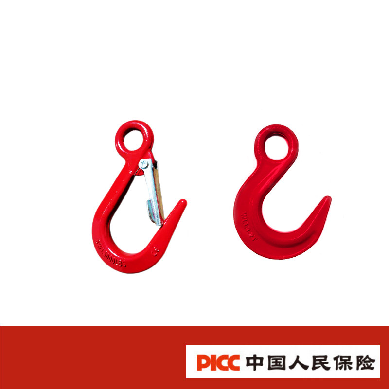 大开口吊钩货钩吊车起重吊具大口吊钩吊环钢管吊钩起重钩子宽口环