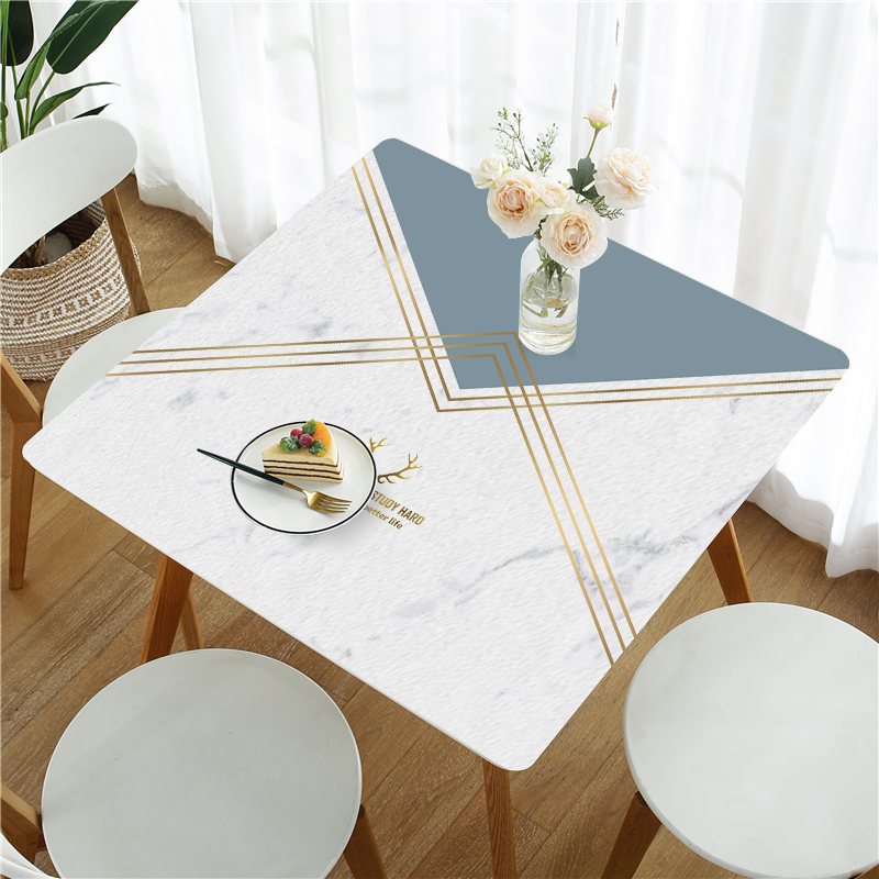 正方形桌布防水防油桌垫四方桌子高级感八仙桌茶几桌面垫方桌家用