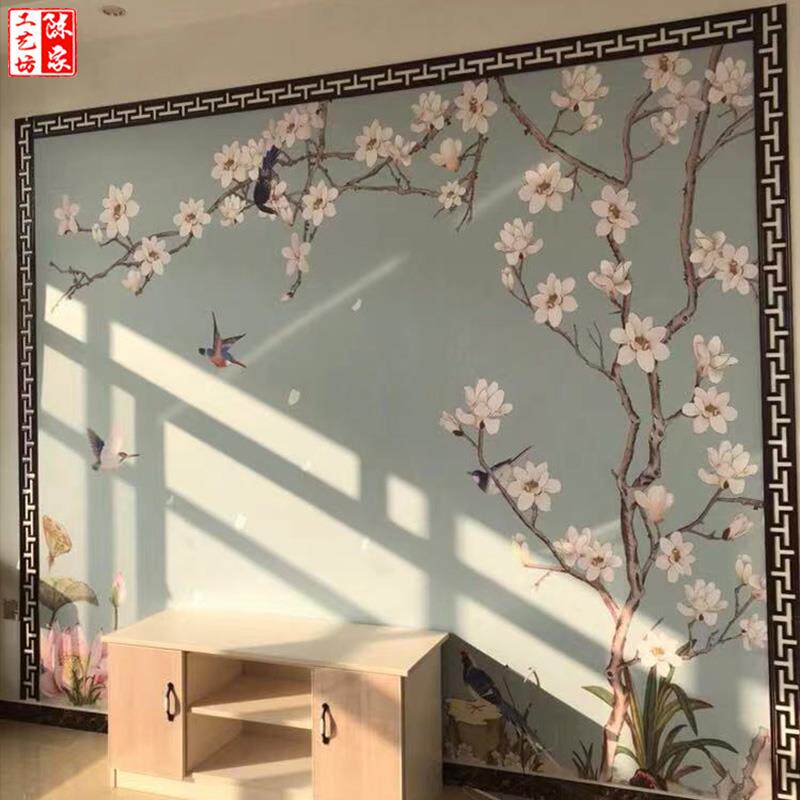 东阳木雕欧式装修吊顶背景墙包边框实木装饰条腰线雕花镂空木线条