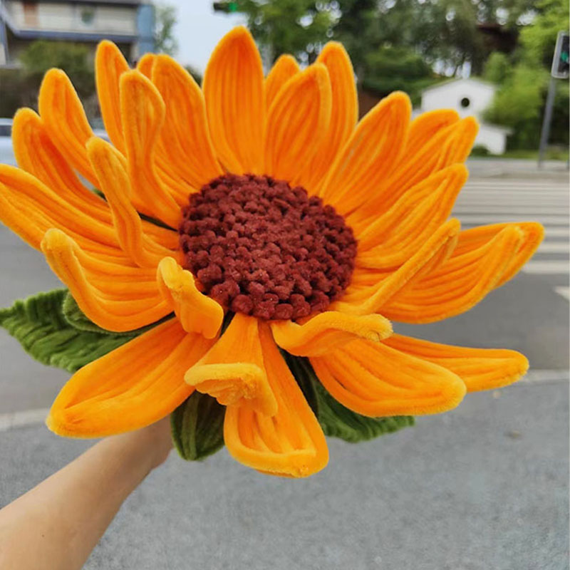 向日葵加密扭扭棒手工花束材料包大花自己制作高考毕业花束教师节