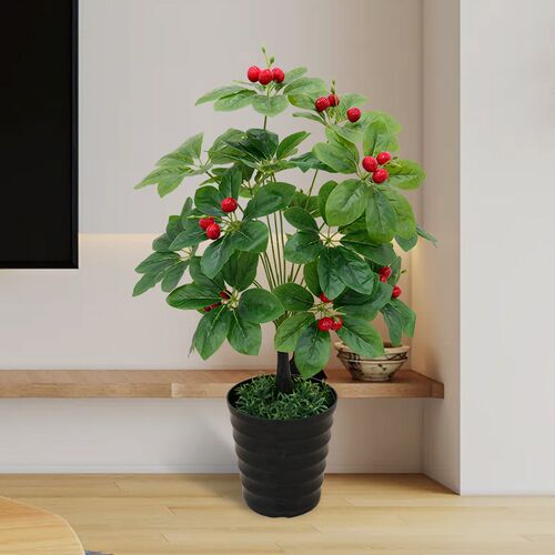 仿真绿植小盆栽餐厅桌面摆设龟背客厅假植物装饰假花商场橱窗摆件