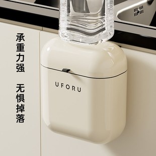 uforu厨房挂式 小 垃圾桶家用厨x柜门水池卫生间厕所璧挂式 2024新款