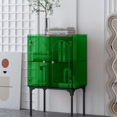 餐柜现代简约客厅玄关靠墙茶水柜压克力酒柜家用储物柜