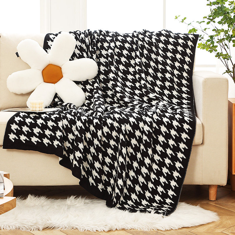 现代简约风沙发毯床尾巾盖毯尘布盖布酒店民宿装饰毯,居家布艺,万能盖巾,淘宝优惠券,粉丝福利购,淘宝优惠卷