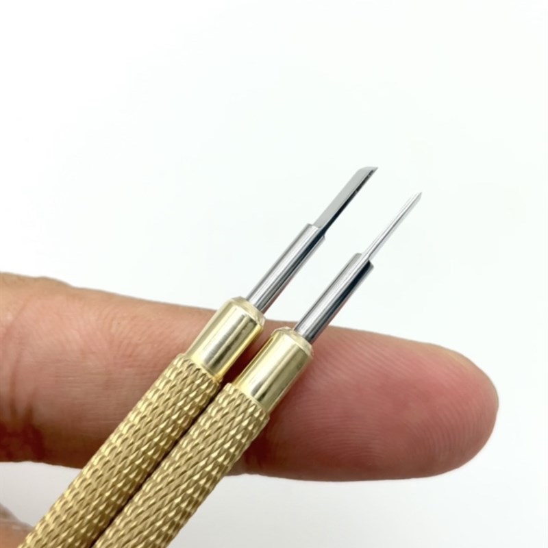 自修手表游丝铲拆卸摆轮游丝工具合金钢铲头硬度镜面抛光
