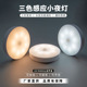 无线人体感应e电磁吸磨砂 智能床头衣柜灯家居夜灯