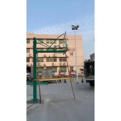 篮球架方管丁字形篮球架地埋式篮球架