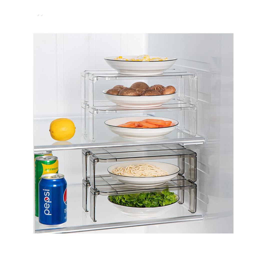 冰箱剩饭剩菜专用置物架放菜盘子保鲜冷藏内部分隔层收纳整理神器