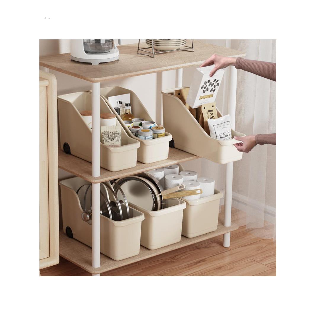 厨房装锅神器 锅具收纳盒橱柜水槽下锅盖炒锅置物架调料储物拉篮