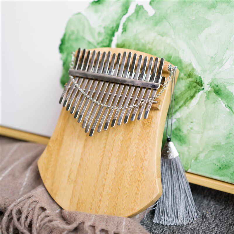 一品正器 kalimba高档简约木制板式17音拇指琴 卡林巴琴