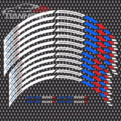 适用珠峰凯越400X凯越500X轮毂防水反光贴纸改装贴纸KY400X500X