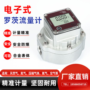 气体罗茨流量计氮气氧气空气压缩气体电子数显计量表
