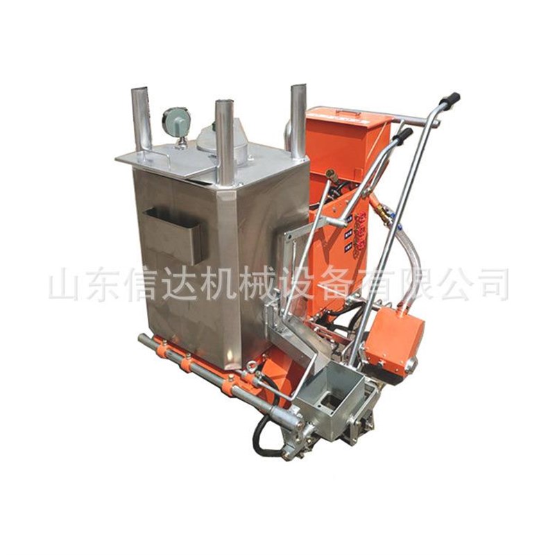 手推式小型热划h线公手推式冷喷热熔机UW马路画线设熔备车库路喷