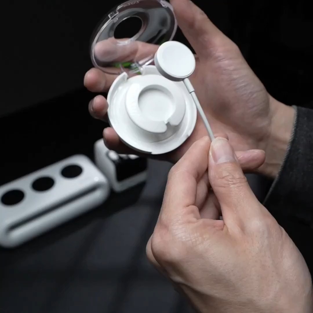 PZOZ适用AppleWatch充电器收纳盒苹果手表iwatch充电线收纳绕线器