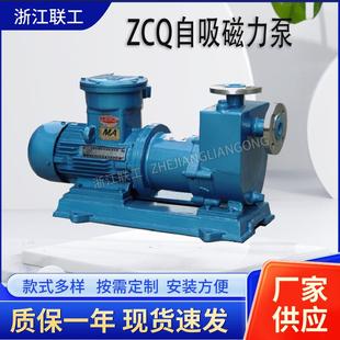 不锈钢ZCQ无泄露单级磁力化工泵ZCQ自吸磁力离心泵防爆抽水泵 卧式