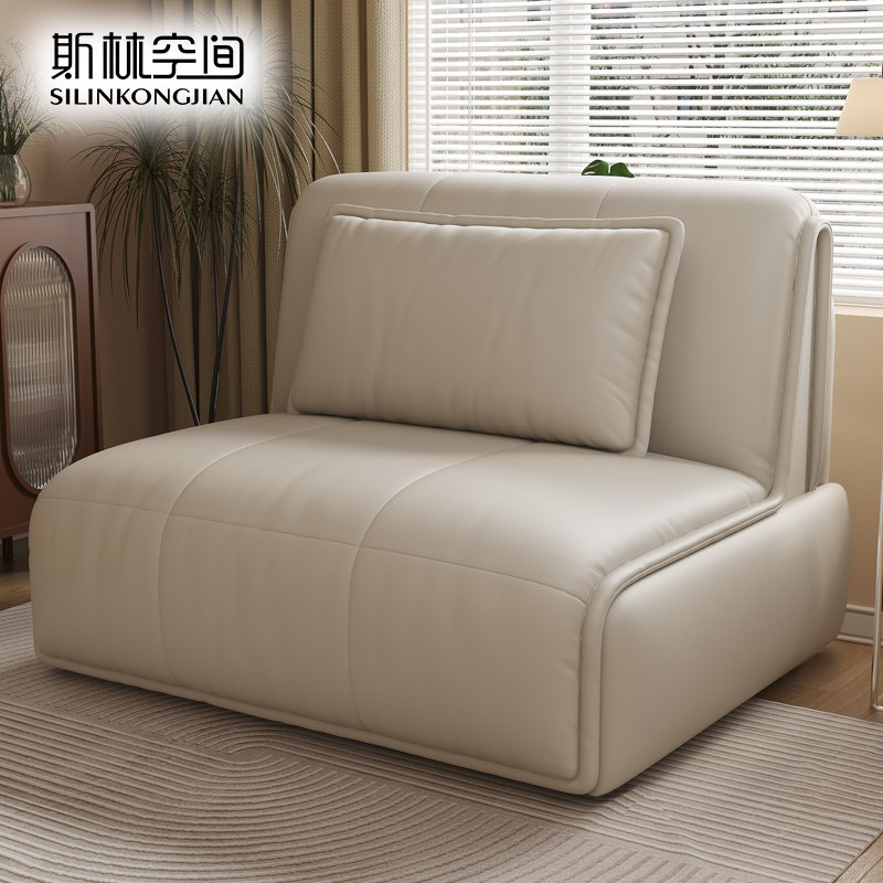 电动可折叠沙发床客厅多功能两用单人小户型智能沙发床2024年新款