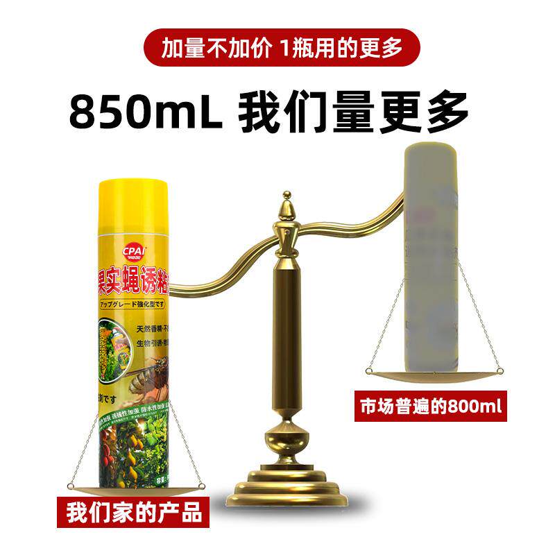 瓜果实蝇诱粘剂果蝇诱捕器果树园昆虫杀虫剂针锋引诱剂果蝇诱捕剂