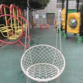 欧式 秋千流苏吊椅在单杠双杆或者阳台便携可折叠吊篮架子摇摇椅