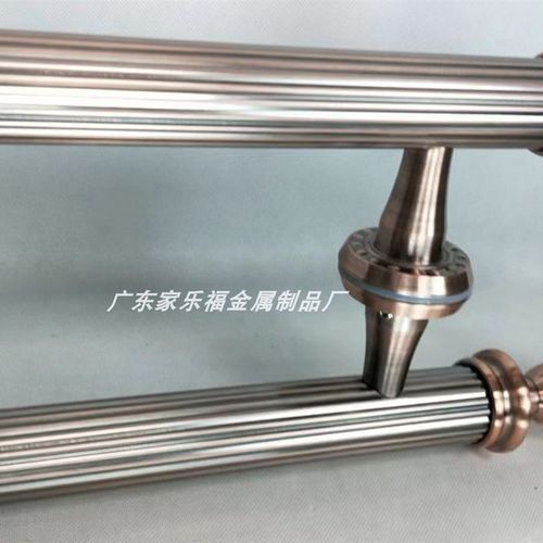 玻璃门拉手古铜拉手加厚不锈钢拉手旋转门镀铜门酒店大门拉手