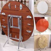 简易折叠桌餐桌大圆桌正方形餐桌折叠圆形饭桌小户型吃饭桌子