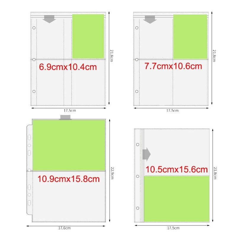 15 Sheets A5 3 Ring Photocard Kpop BindeKr Pages 1 2 4 6 Poc