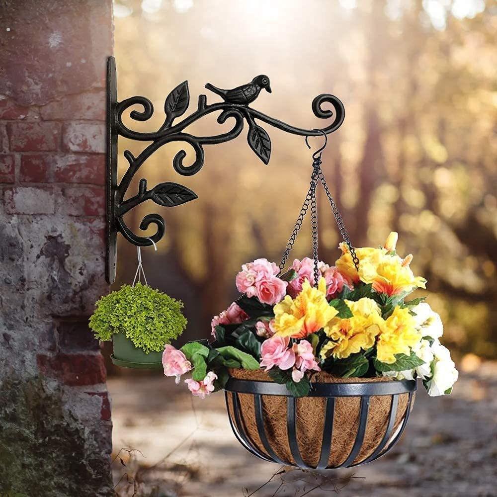 花篮吊钩钩子花钩吊篮挂架吊兰支架 墙壁 花架花挂架铁艺挂钩支架