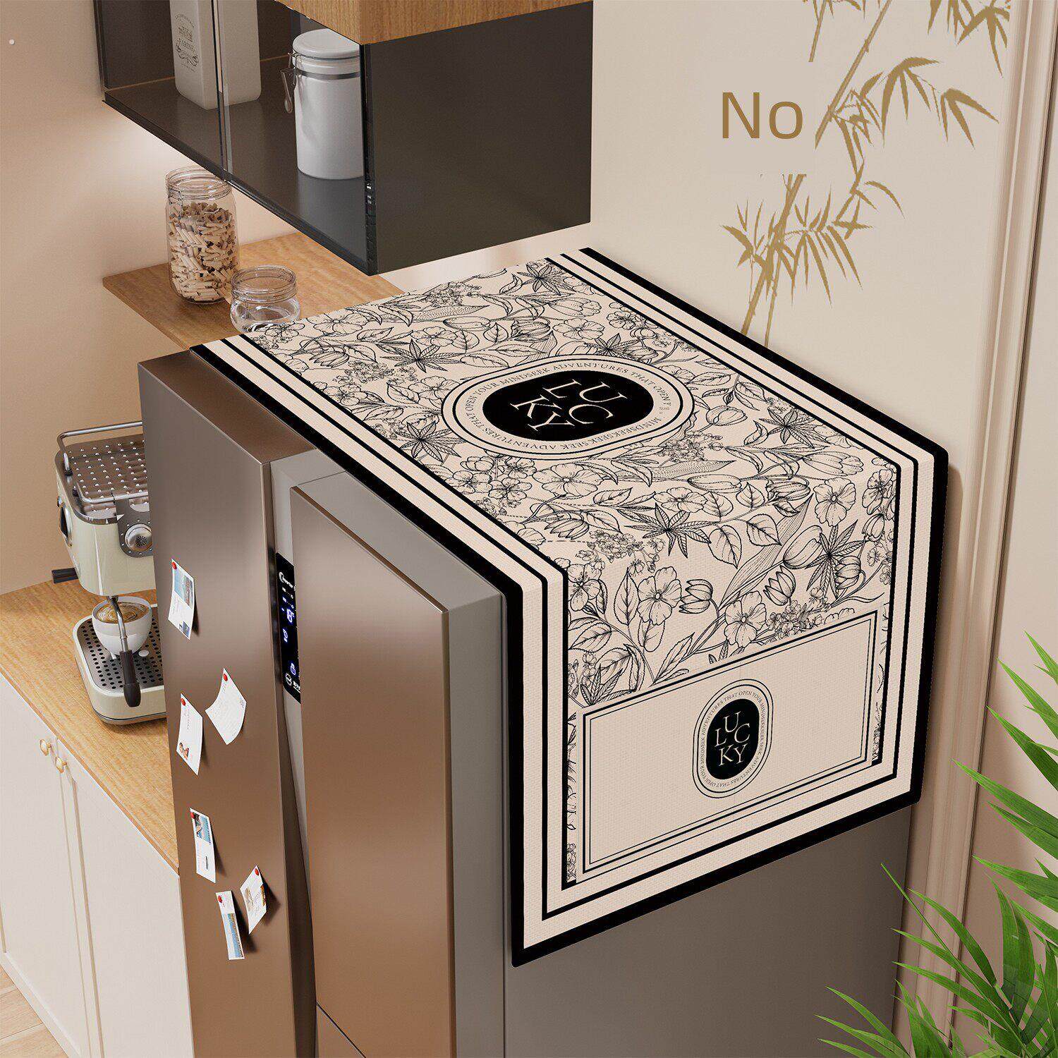 冰箱盖布防尘罩家用单双开门罩子2025新款洗衣机罩立式冰柜盖巾