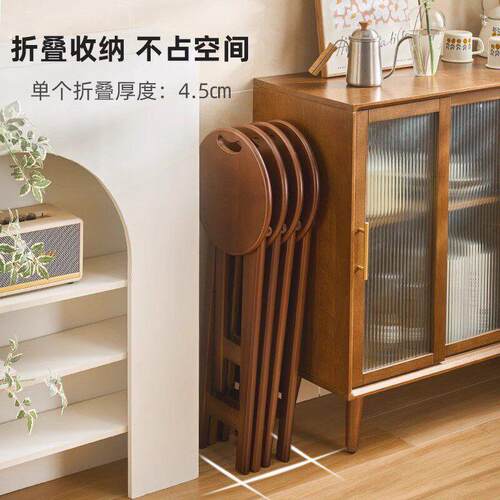 可折叠吧台凳厨房高脚凳便携圆凳家用小马扎吧台椅简易小板凳餐凳