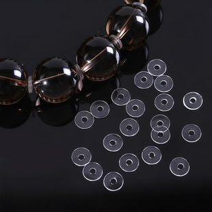 超薄透明隐形硅胶隔片 文玩串珠专用珠子手串配件 防磨损保护隔垫