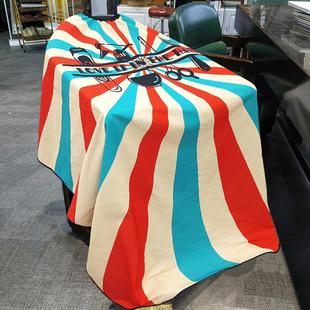 发廊专用发型师理发围布BARBER男士油头美发店剪发剃头潮高档网红