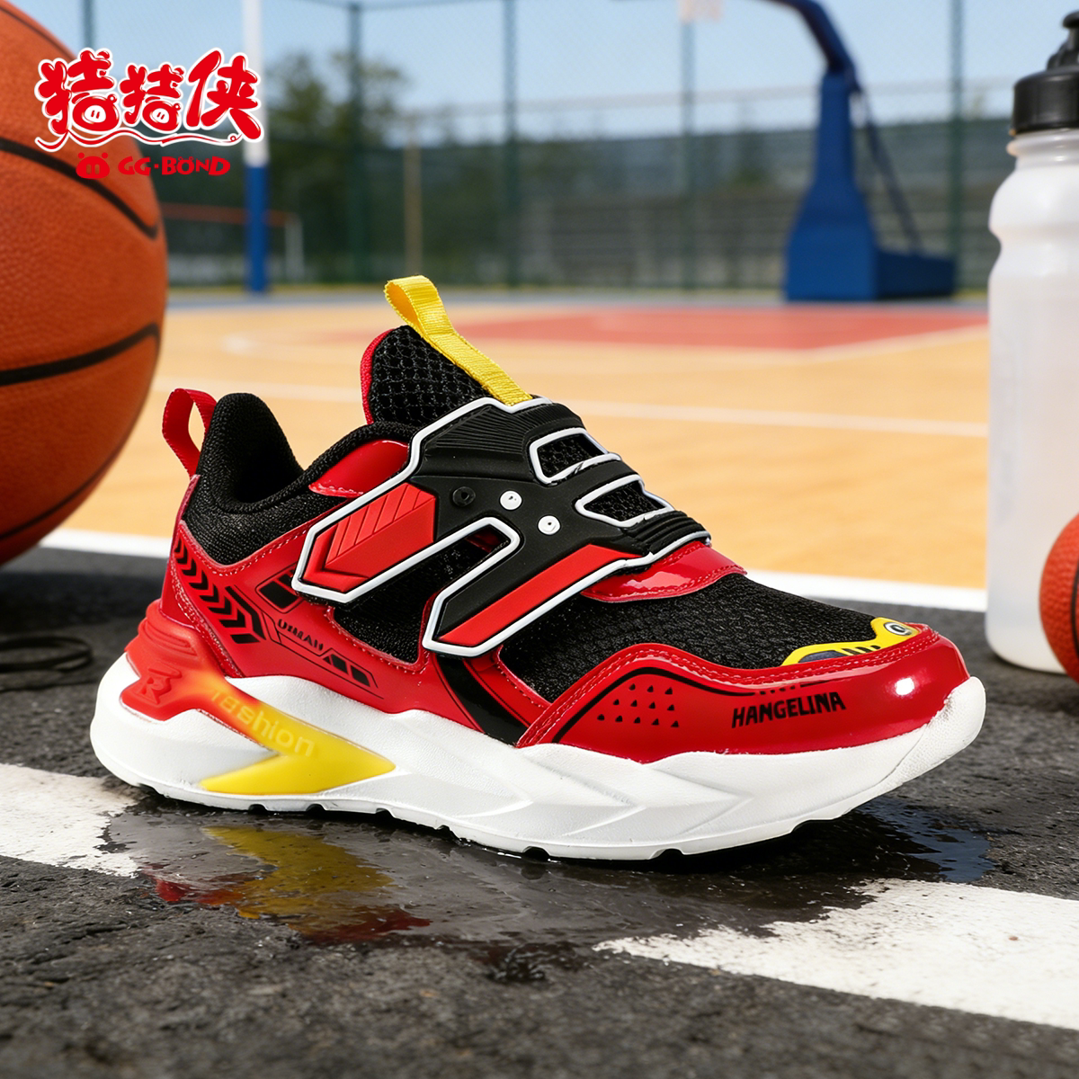 GGBOND猪猪侠2026春夏新款超星五灵侠跑步鞋男童女童轻便运动鞋潮