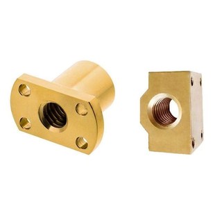 梯形丝杆螺母切边方形NSAR/NSBR-8 10 12 16 20 25 32 36 40螺帽