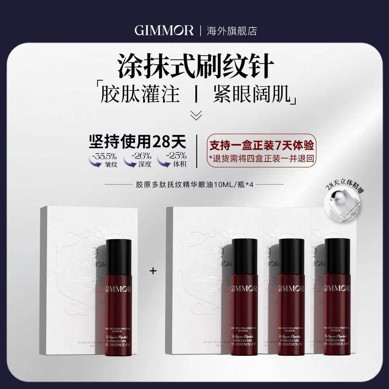 GIMMOR胶原多肽眼油双重植物A醇眼部淡化黑眼圈原棒,美容护肤/美体/精油,眼部精华,淘宝优惠券,粉丝福利购,淘宝优惠卷