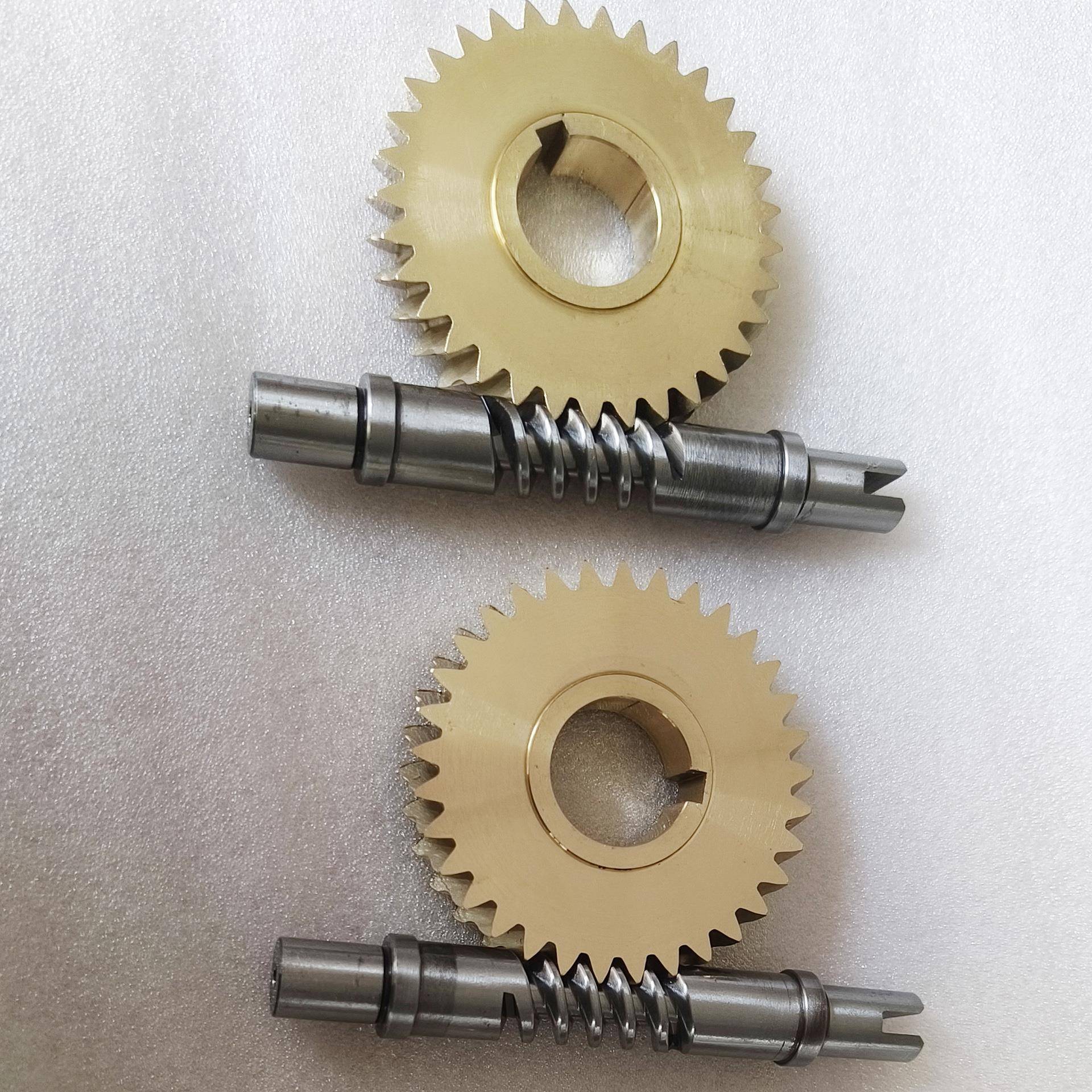 非标定制传动齿轮配件精密加工高速减速机配件高精密螺纹蜗轮蜗杆