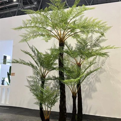 桫椤树仿真植物盆栽 橱窗室内装饰假树落地摆件 热带大型蕨树盆景