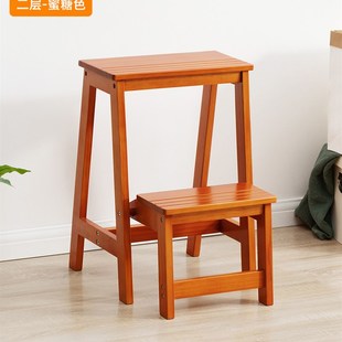 家用梯凳a折叠梯人字梯台阶加厚餐桌椅两用室内登高楼梯小梯子
