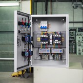 降压启动箱二路380V电机控制箱排污水泵一用一备配电箱轮泵切换