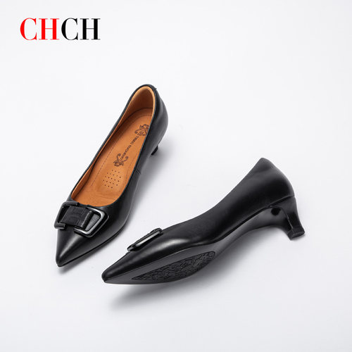 CN1B5321-CHCH平衡鞋低跟气质单鞋高跟鞋