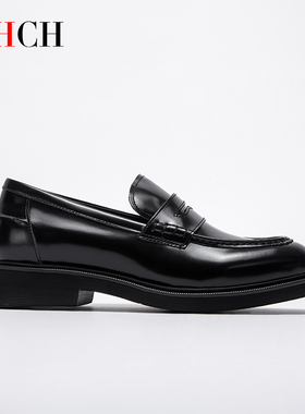 CHCH2025新款英伦商务一脚蹬休闲乐福鞋CP1B5072